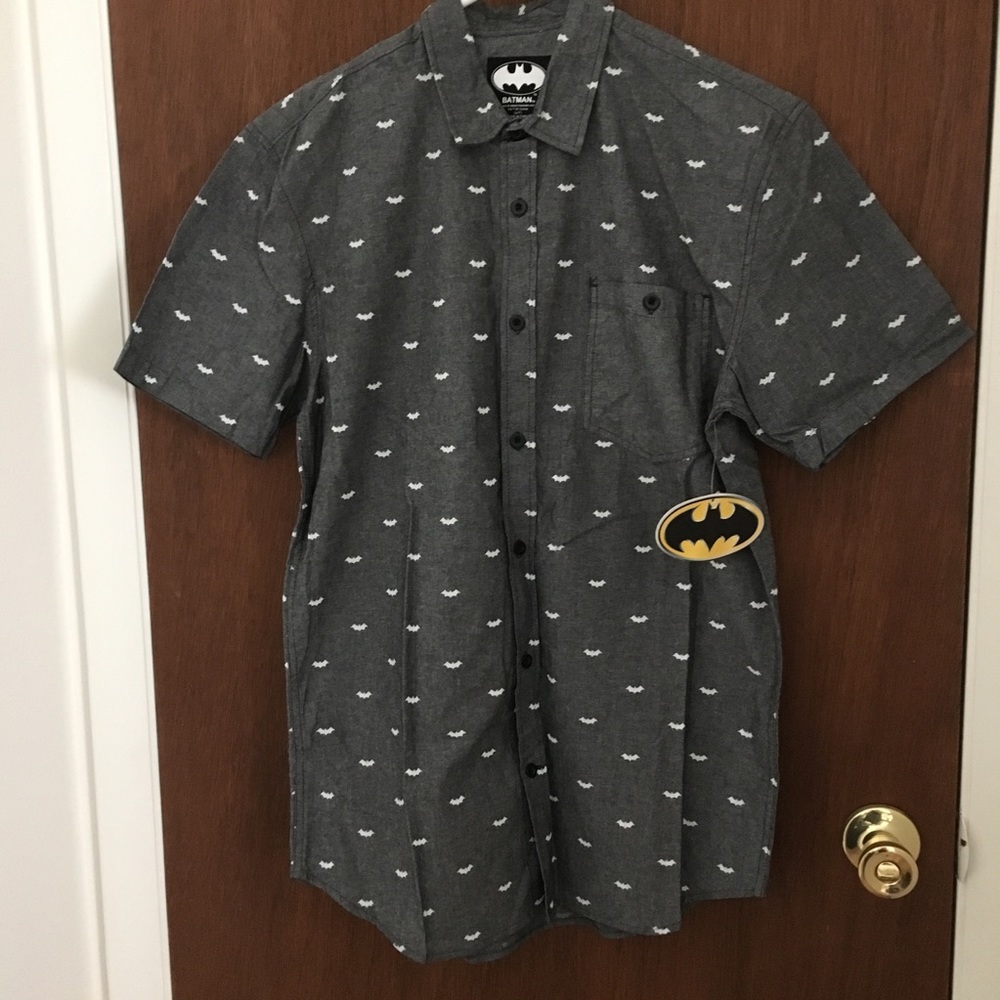 Men’s Batman Button Down Shirt